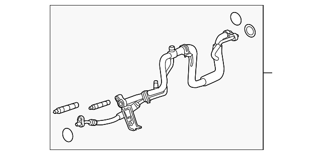 Air Conditioning Condenser and Evaporator Hose - GM (84052150)