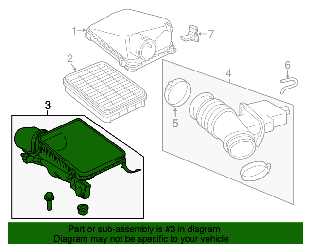 20142022 Toyota Air Filter Housing 177010S030 OEM Parts Online