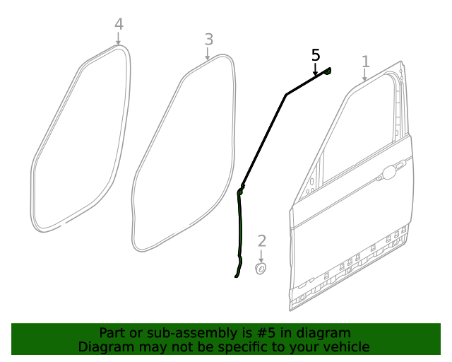 Genuine OEM Upper WeatherStrip Part LR062315 Fits 20152022 Land