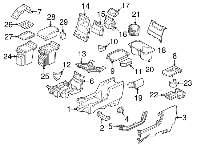 2005-2016 Land Rover Rear Compartment FHM500060PVJ | OEM Parts Online