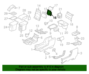 2005-2016 Land Rover Rear Compartment FHM500060PVJ | OEM Parts Online