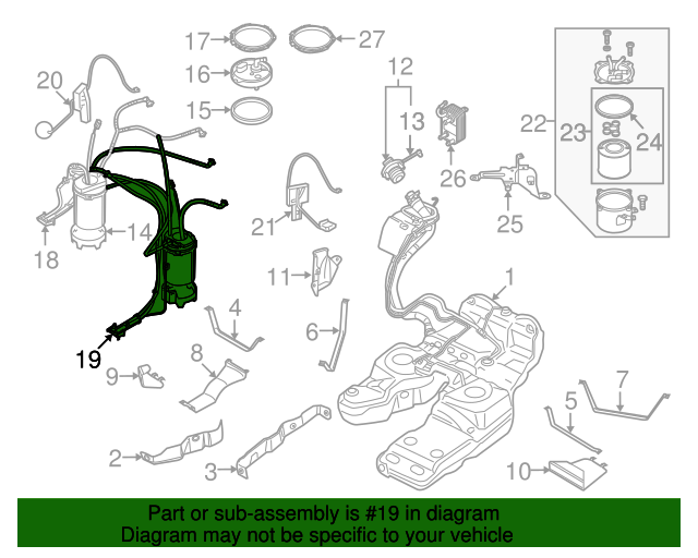 7P6919715A Auxiliary Pump 20112015 Audi Q7 Audi OEM Parts