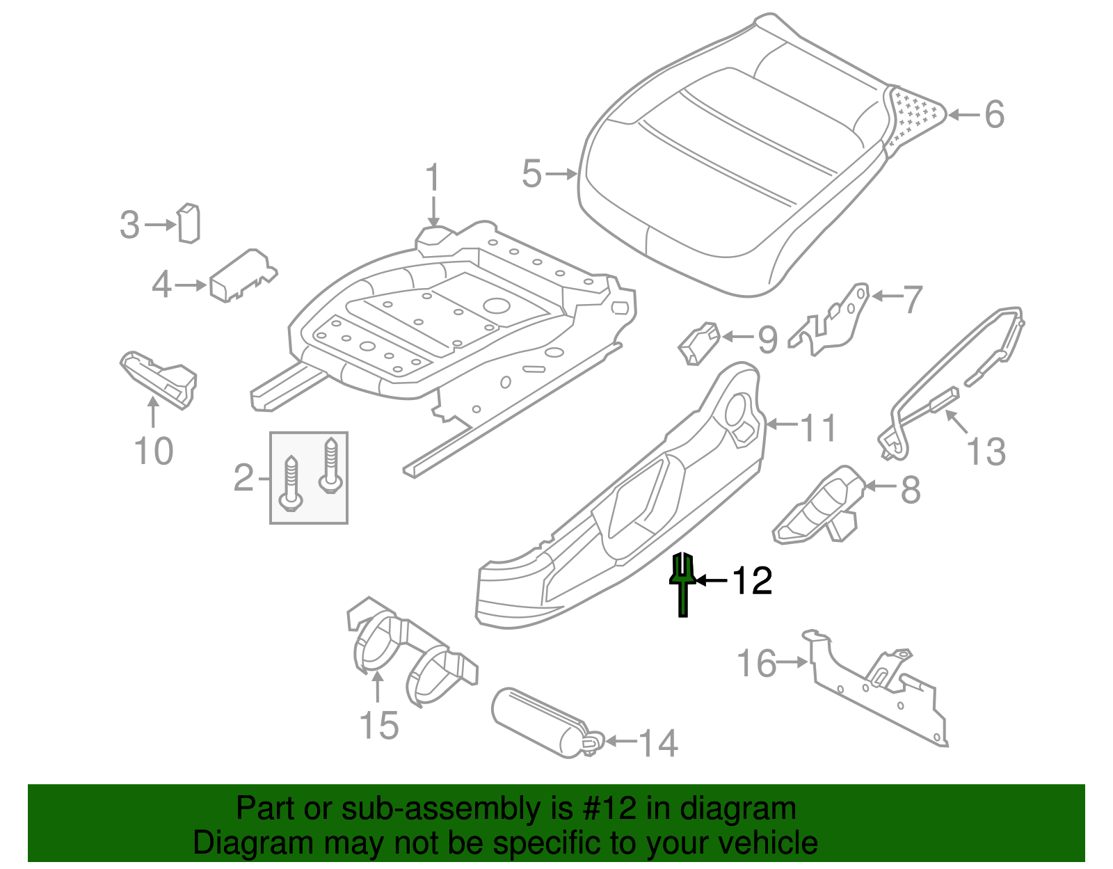 Side Cover Rivet - Volkswagen (N-038-501-2)
