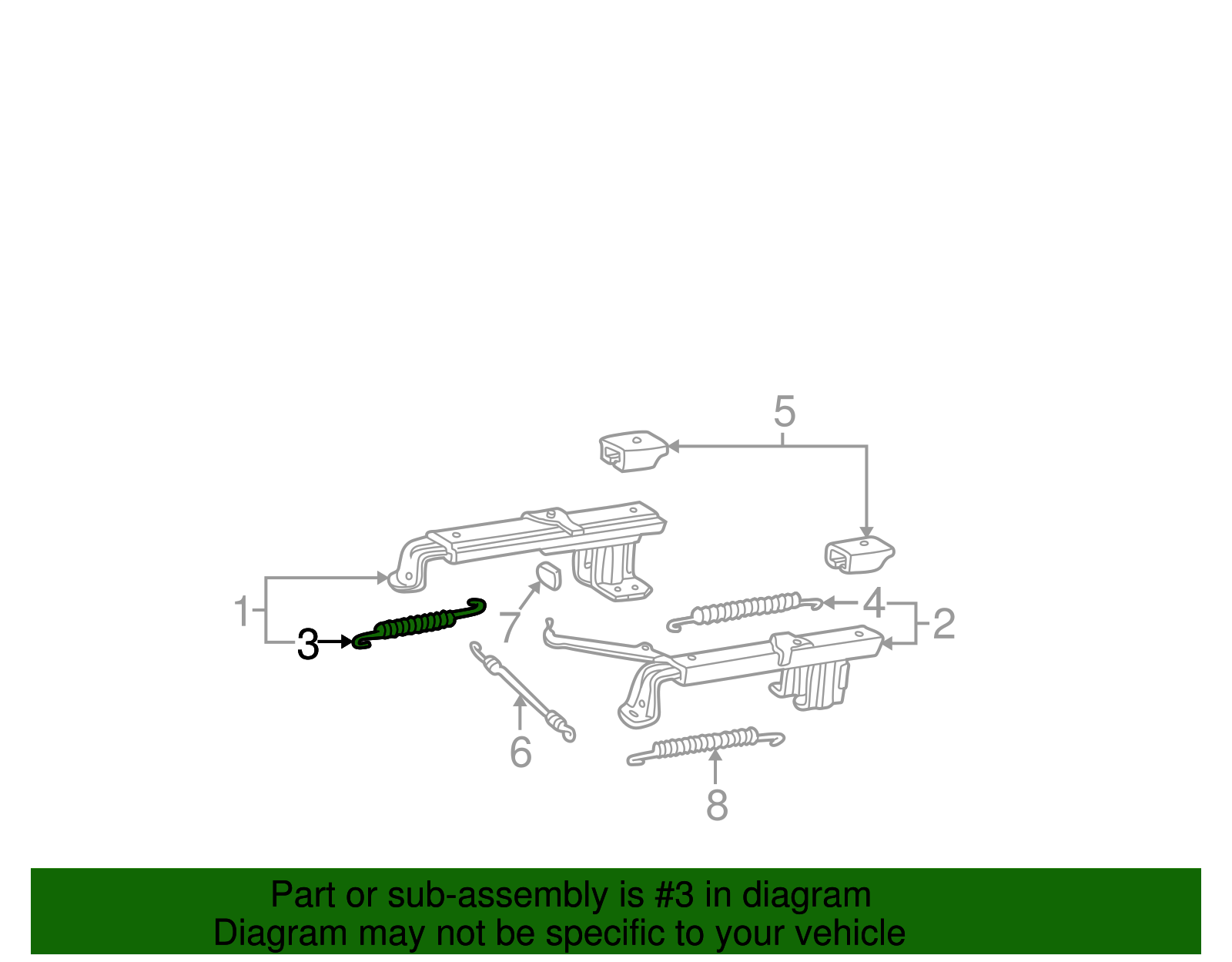 Spr L/Bar Seat Adj Man - GM (20351007)