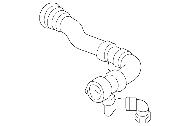 17 12 7 519 255 Upper Hose 2004 2005 Bmw Buy Bmw Parts Now