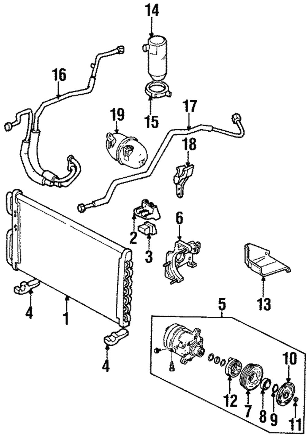 Compressor Assembly - GM (89018865)