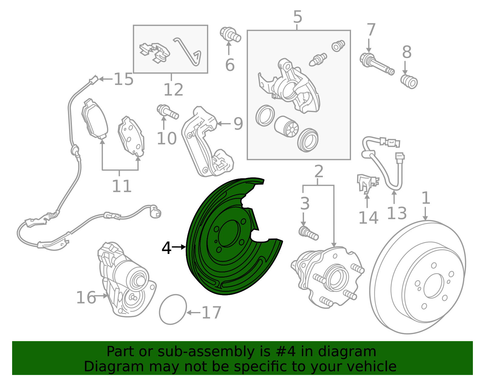 Backing Plate - Toyota (47882-02180)