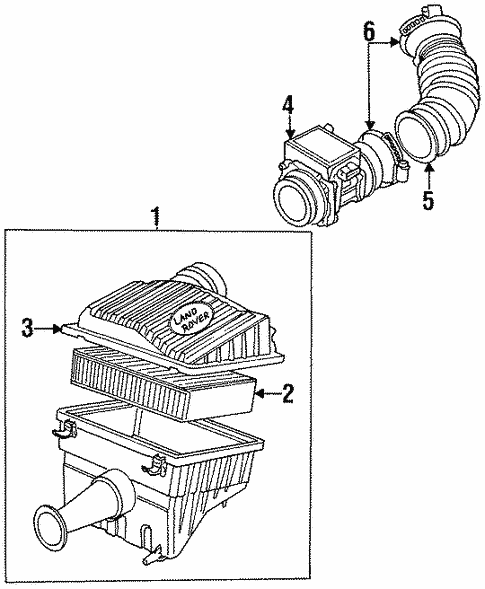 Air Intake for 1995 Land Rover Discovery #0