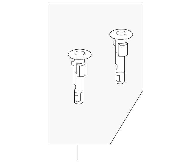 Jet Black Head Restraint Guide - GM (95015347)