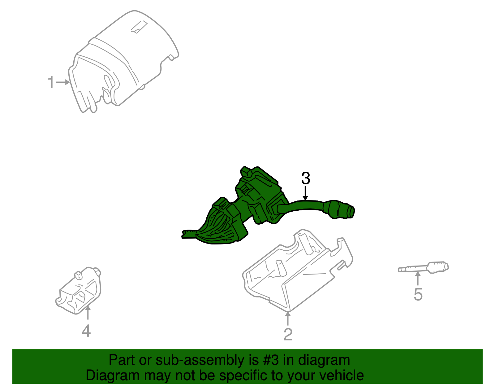 Multi-Function Switch - Ford (YL3Z-13K359-ABA)