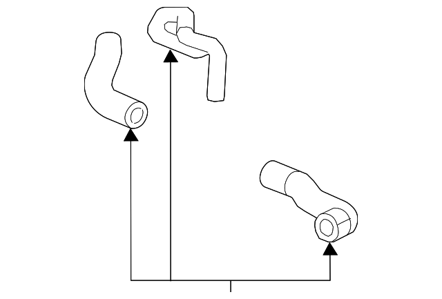 Radiator Outlet Hose - Cadillac (84128674)