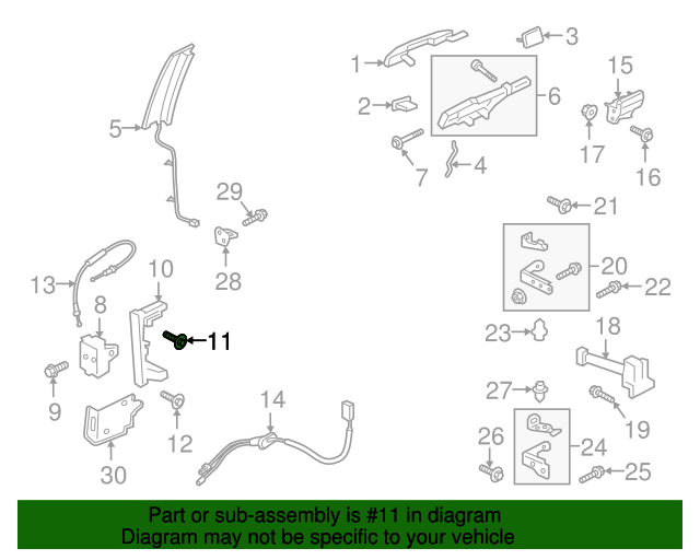 20112021 Ford Tail Lamp Assembly Screw W706169S450B