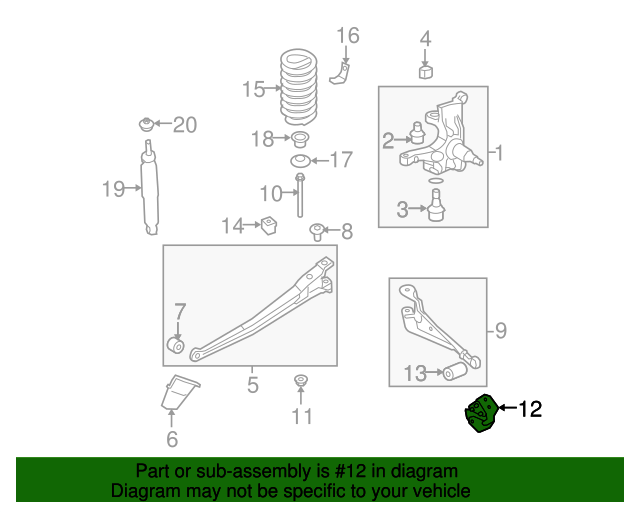 20082014 Ford OEM NEW 20082014 Ford E150 E250 E350 Left Radius Arm Bracket 8C2Z3B095AL 8C2Z