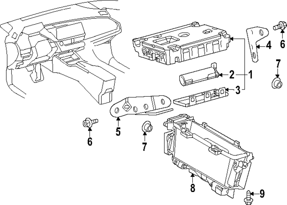 Mobile Phone Control Module - Toyota (86741-48111)