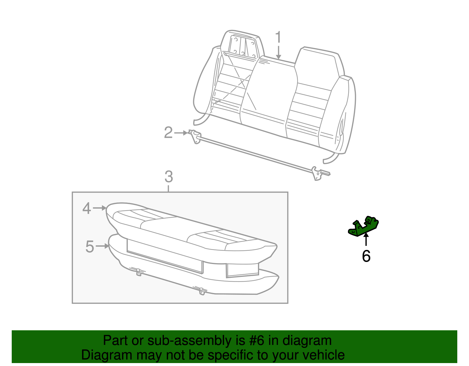 Seat Hinge Bracket - GM (93359413)