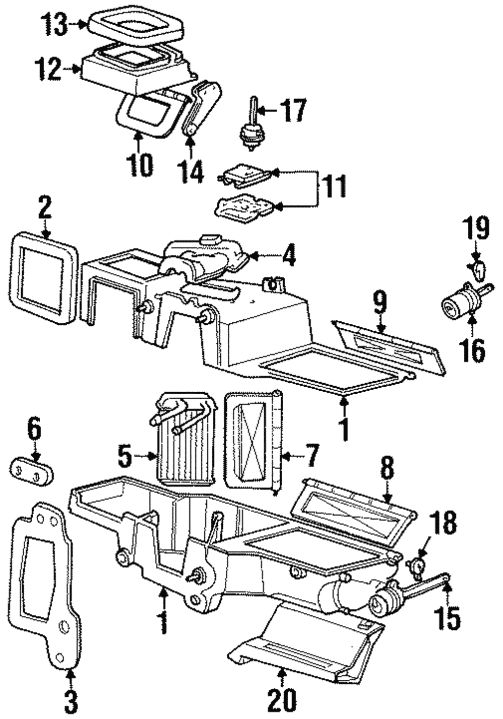 Motorcraft™ HVAC Blend Door Actuator - Ford (YH-1758)