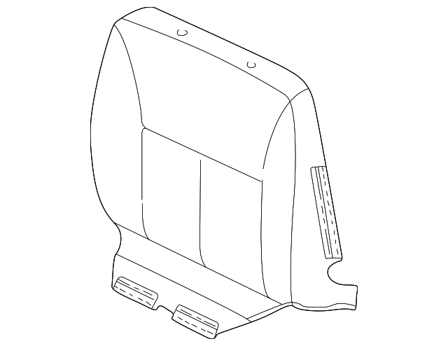 Seat Back Cover - Ford (YF4Z-5464416-BAC)