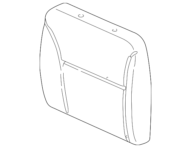 Seat Back Pad - Ford (YF4Z-5464810-AA)