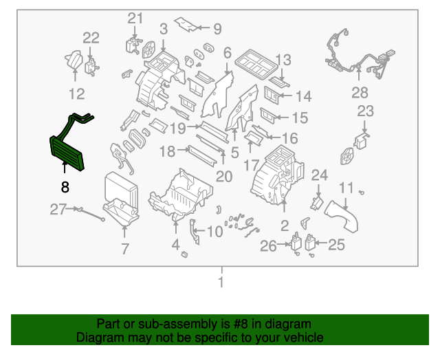 972973F000 Heater Core 20042009 Kia Amanti Kia.Parts Store