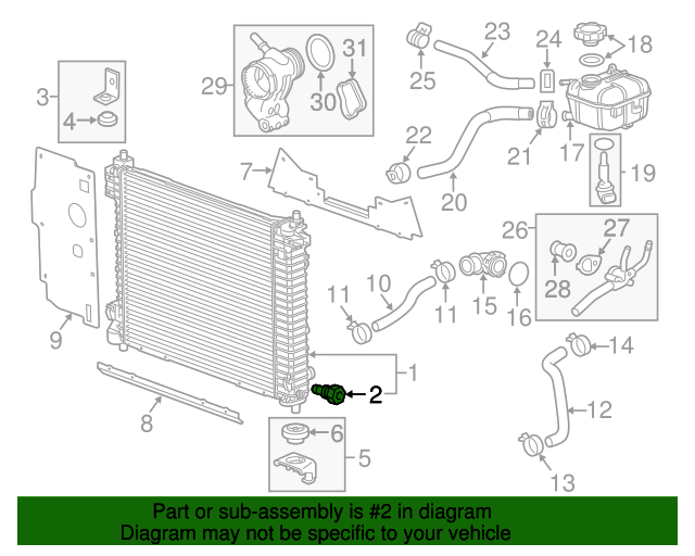 Radiator Drain Plug GM (15781370)