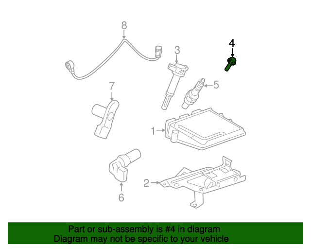 20092023 Ford OEM Ignition Coil Bolt W714507S437 Ford Parts Center