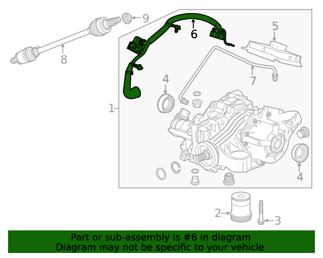 20212022 Buick Envision Rear Differential Clutch Control Module