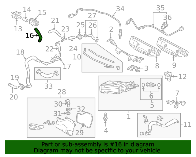 20182023 Mazda Vacuum Hose PY8W20382 MazdaParts