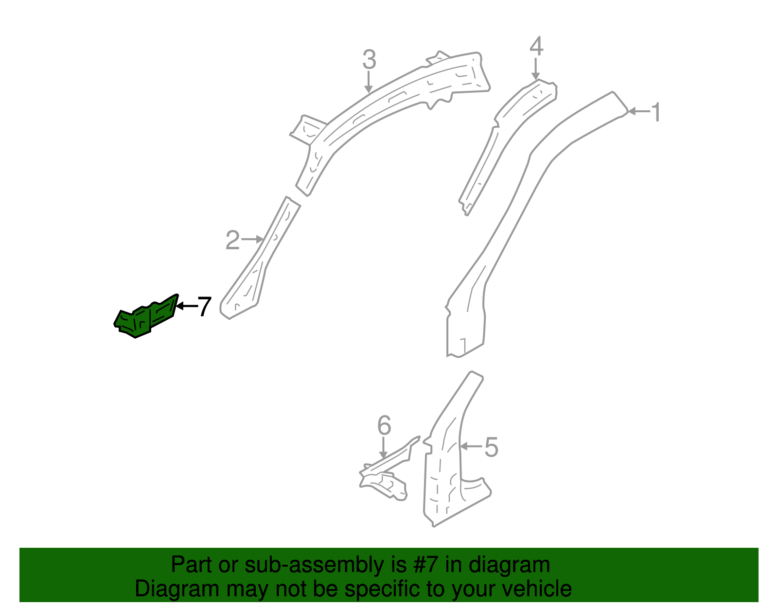 Pillar Reinforced - Toyota (SU003-01278)