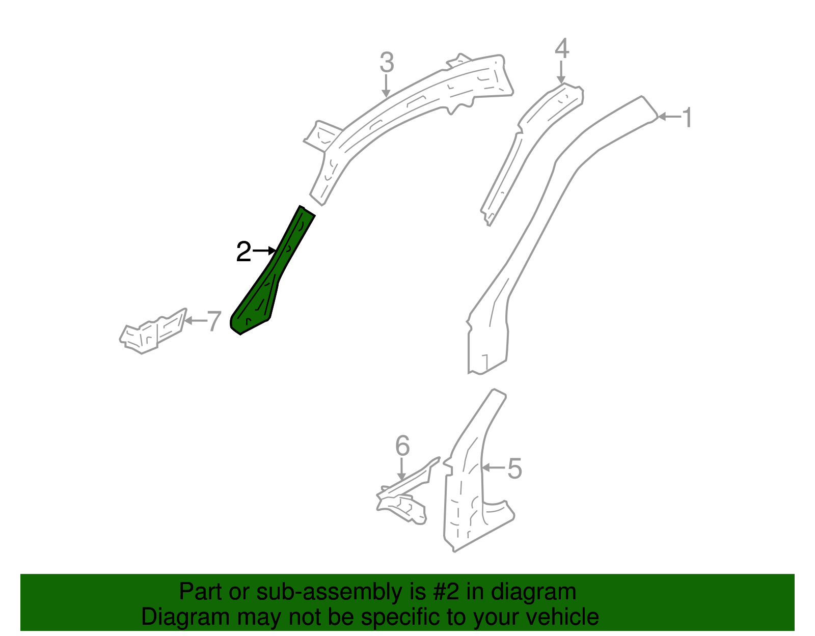Windshield Pillar Reinforced - Toyota (SU003-01275)