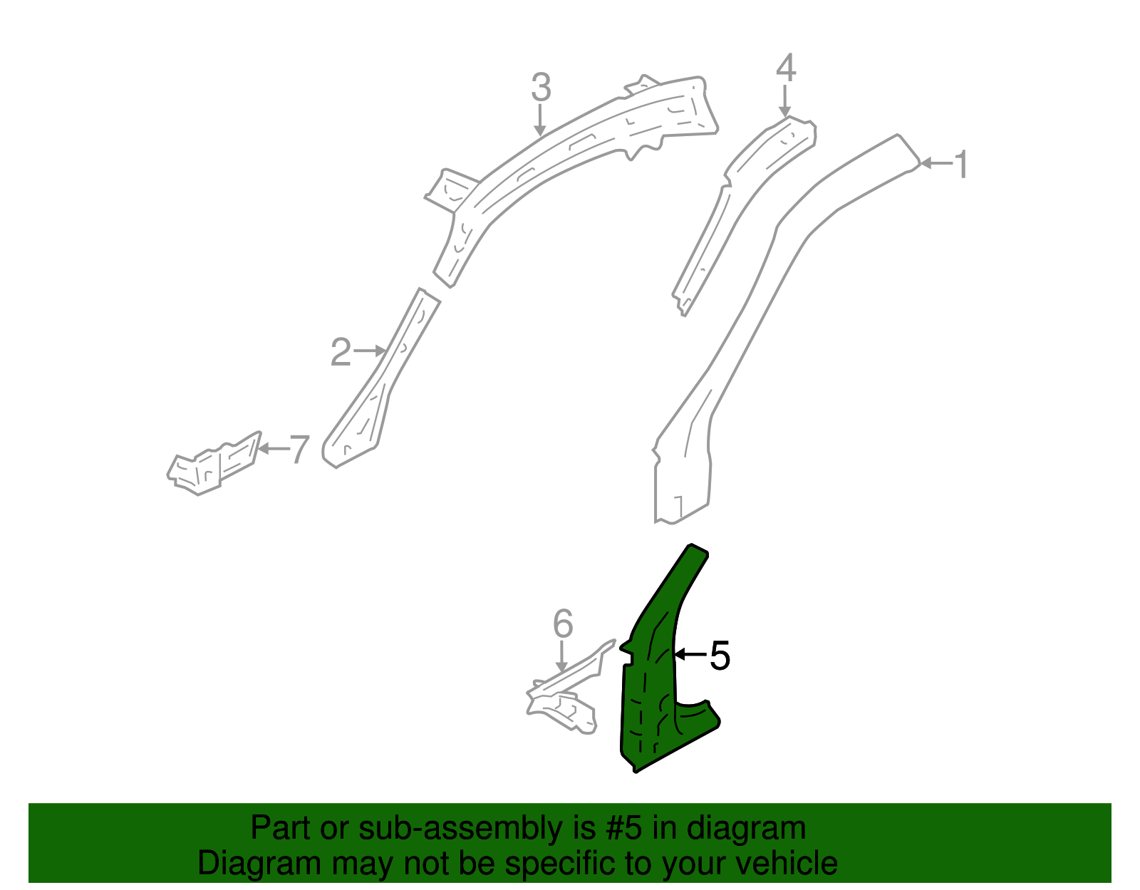Hinge Pillar Reinforced - Toyota (SU003-01260)