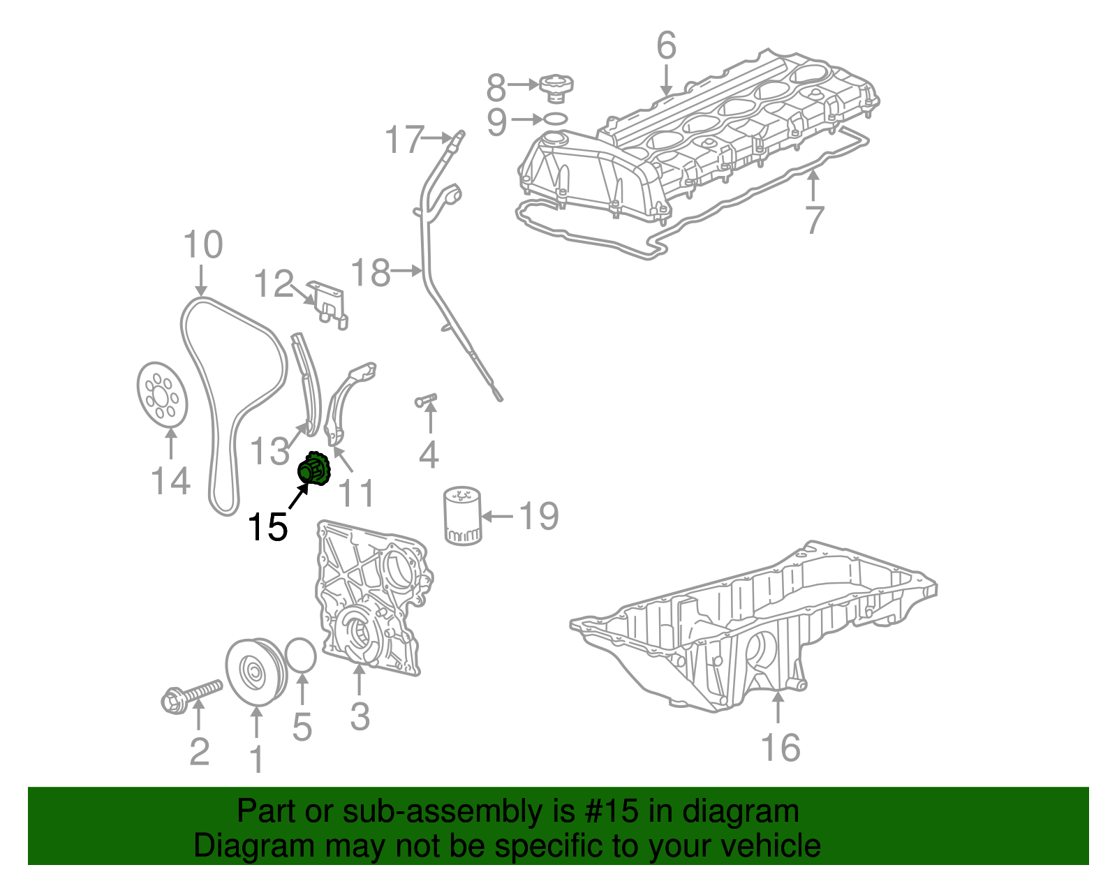 Crankshaft Sprocket - GM (24100061)