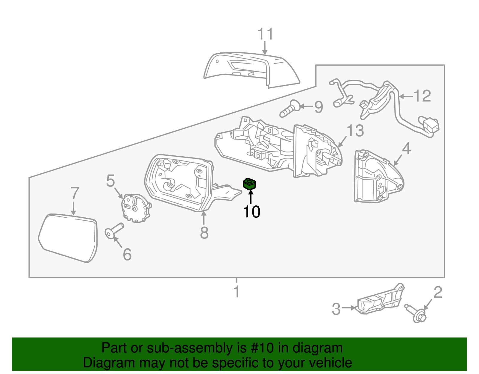 Side Park Assist Camera - GM (84011416)