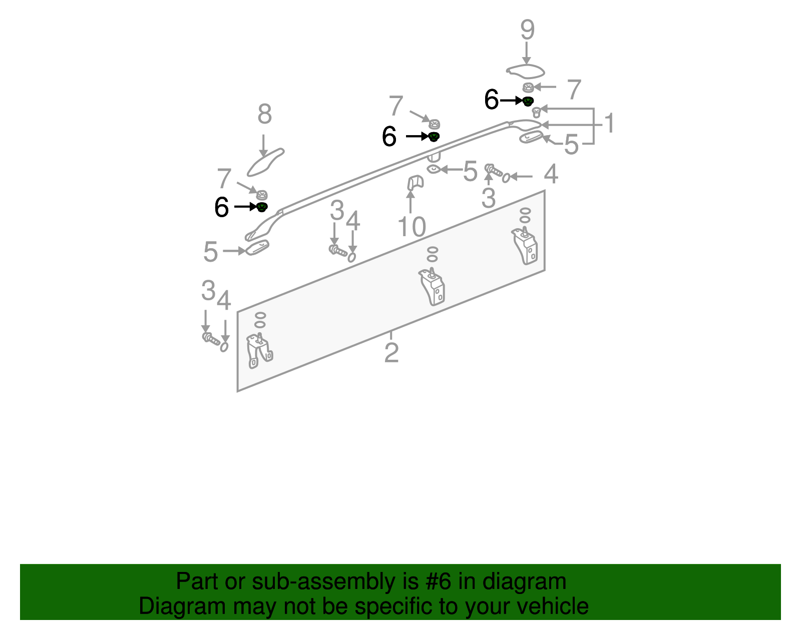 Rail Grommet - Volkswagen (N-023-732-5)