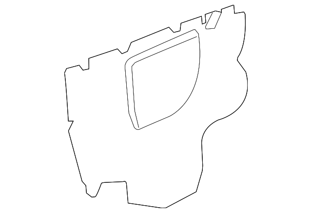 Passenger Side Front Door Water Deflector - GM (96837102)