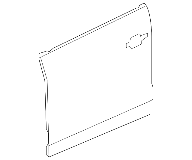 20890827 GM Passenger Side Front Door Outer Panel GM Parts Store