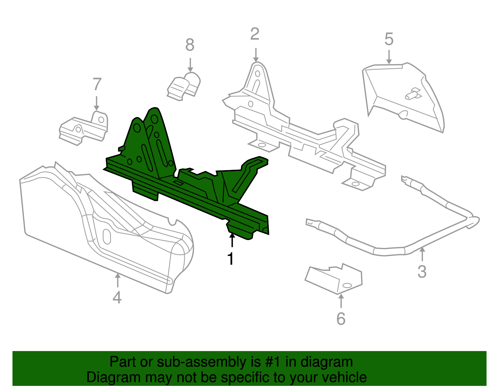 Seat Adjuster - GM (88940282)