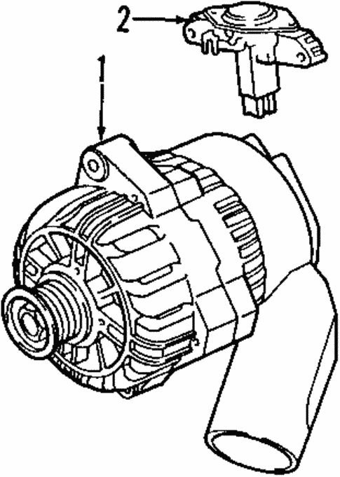 Alternator for 2000 BMW 750iL #1