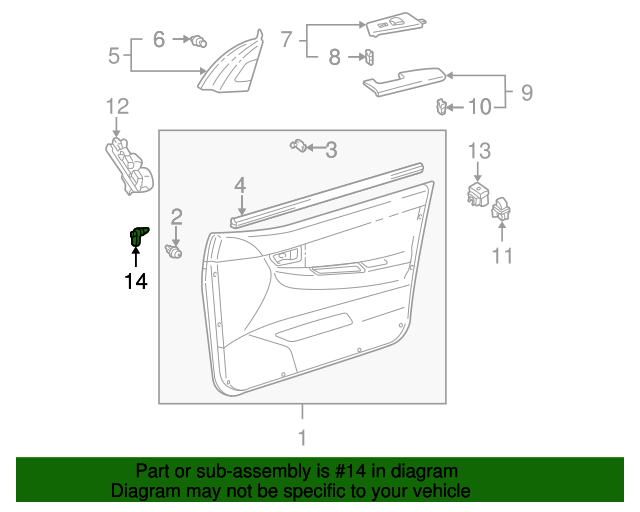 Door Jamb Switch Toyota (8423108030)