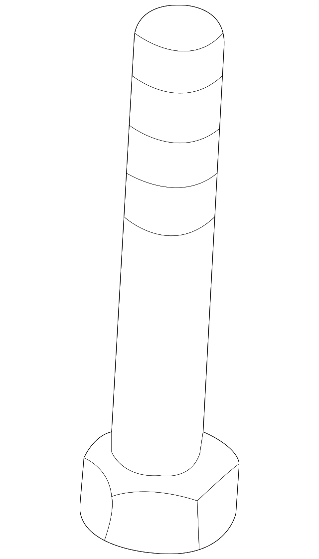 Drivetrain and Front Suspension Frame Bolt - GM (11518122)