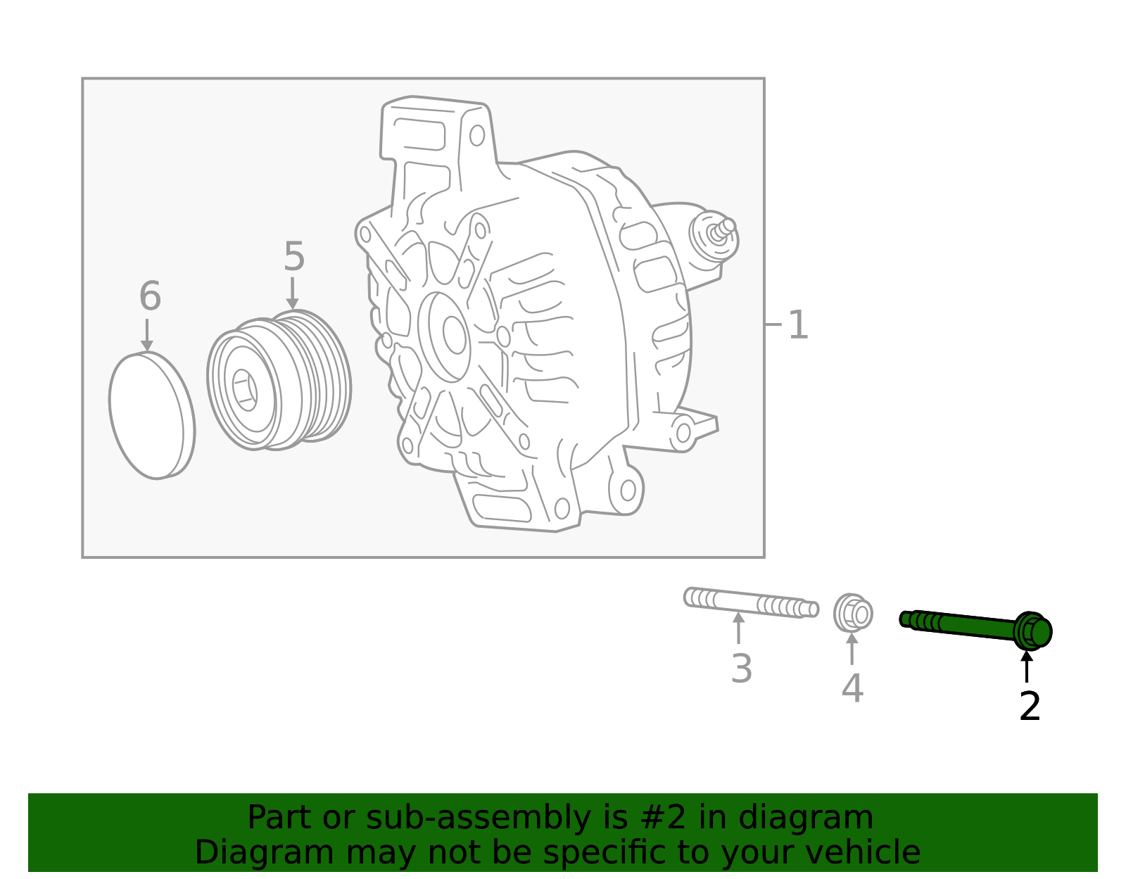 Compressor Assembly Mount Bolt - Scion (90119-A0453)