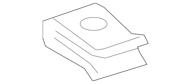 Nut, Rear License Plt Lp Molding - GM (89025301)
