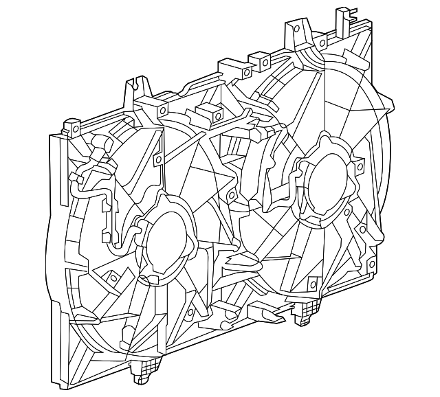 20172019 Nissan Rogue Fan Assembly 214814BC0A Nissan Parts Store