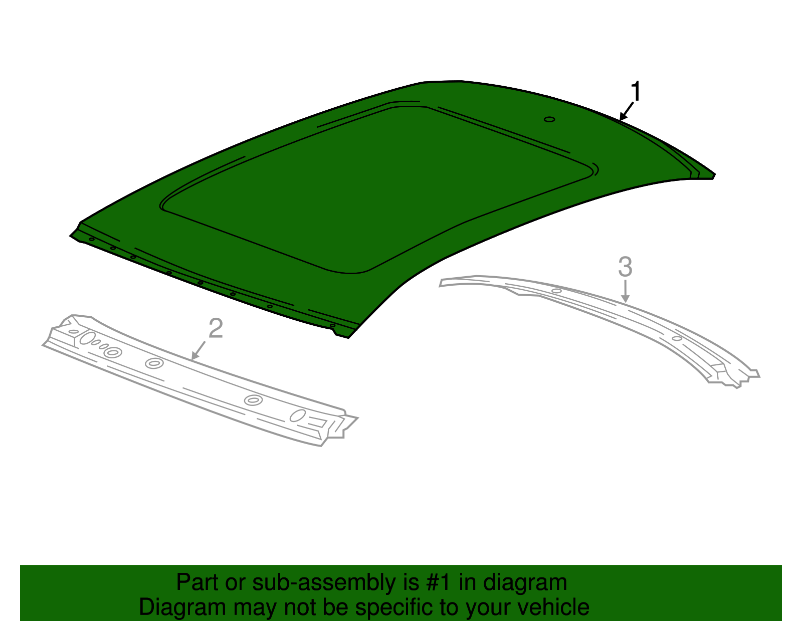 Roof Panel - GM (84089140)