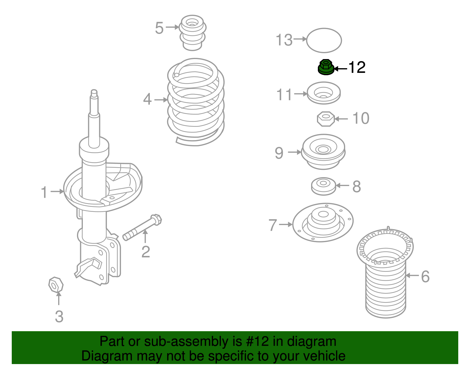 Multi-Purpose Nut - GM (94515071)