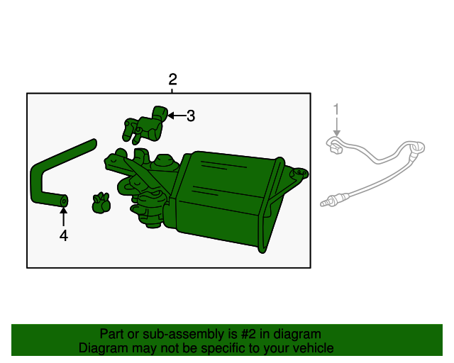 20022007 Toyota Vapor Canister 7774002121 Elmhurst Toyota Parts