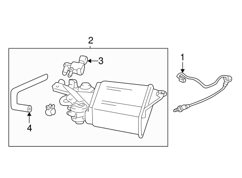 Emission Components for 2003 Toyota Corolla #0