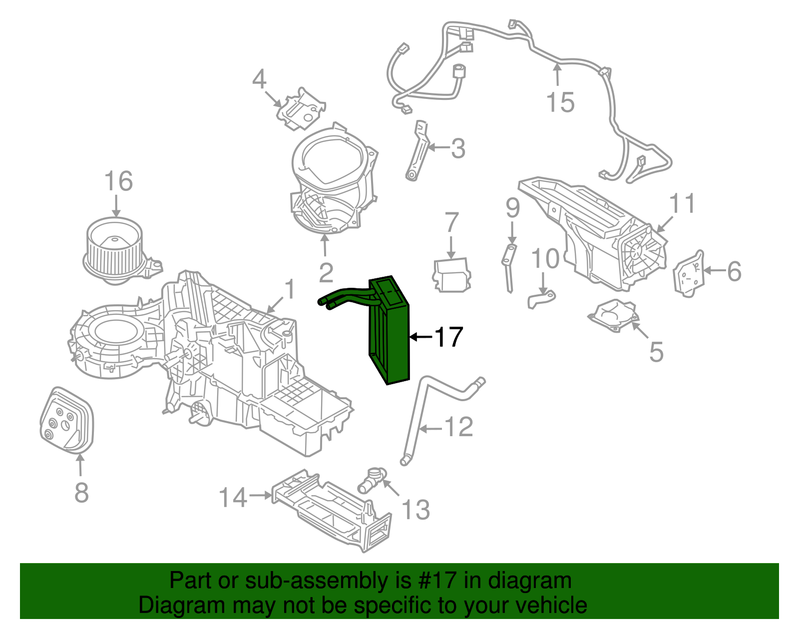 Heater Core - Ford (H2MZ-18476-AA)