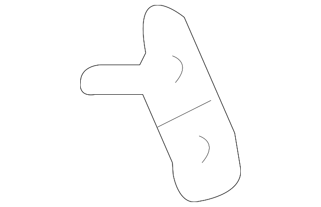 Body Side Front Fender Rear Upper Bracket - GM (84029625)