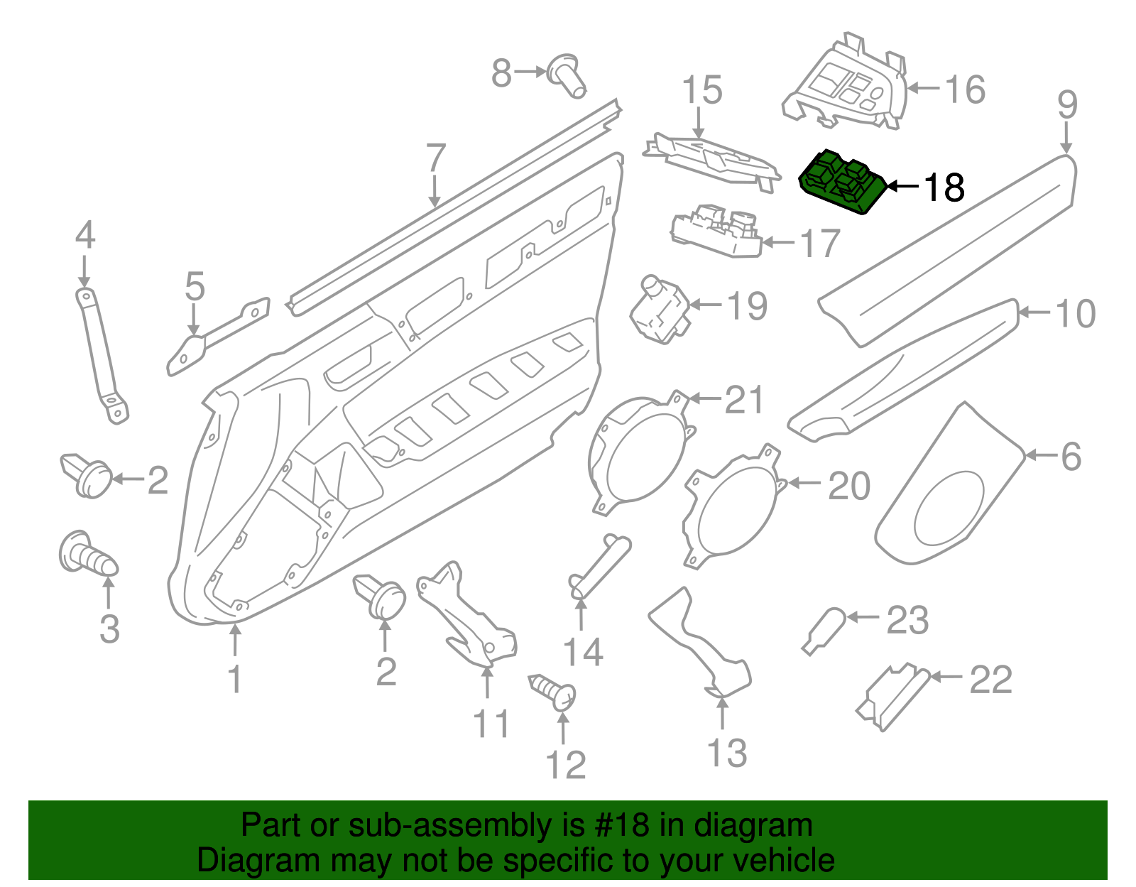Window Switch - Scion (SU003-05131)