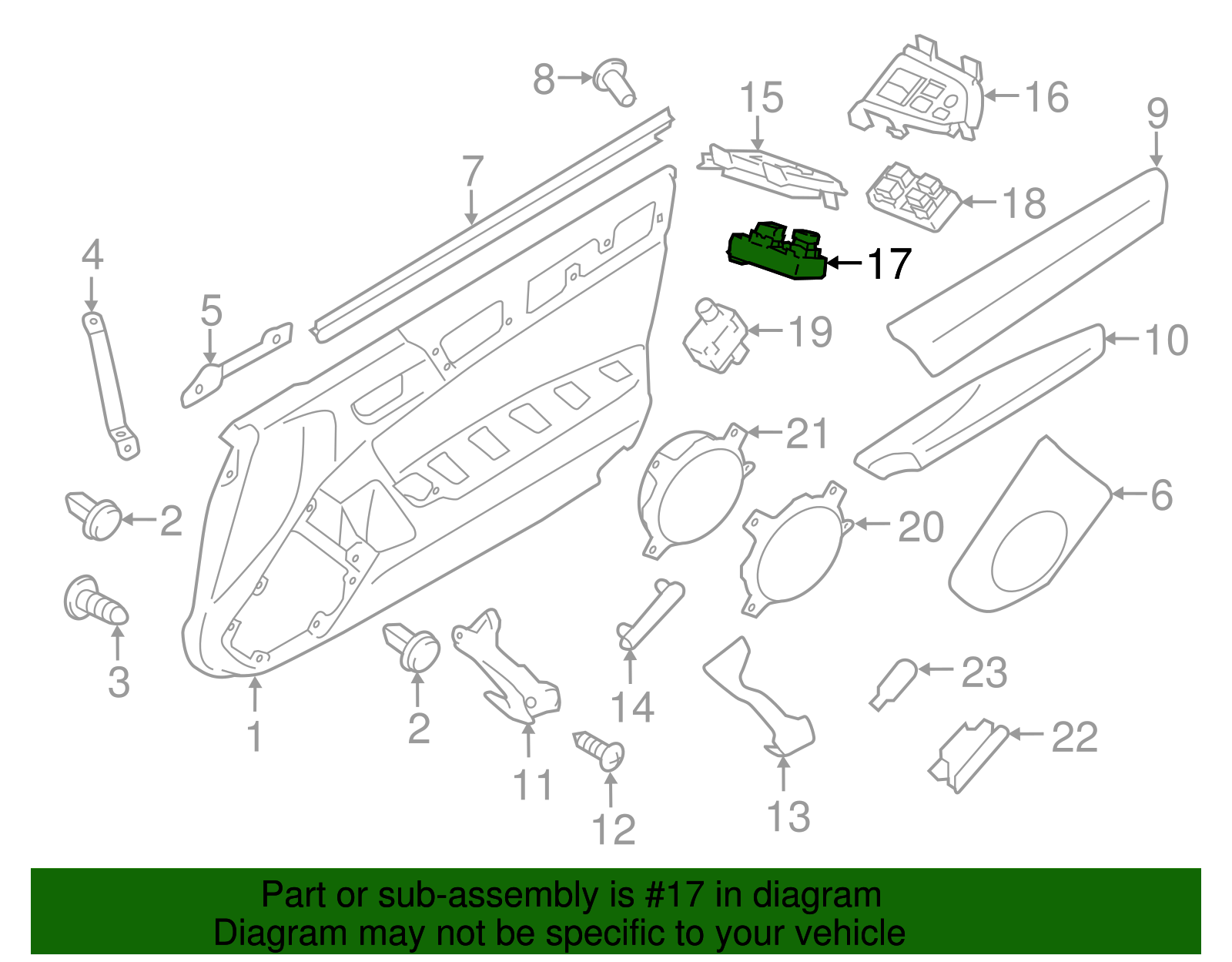 Window Switch - Scion (SU003-05134)